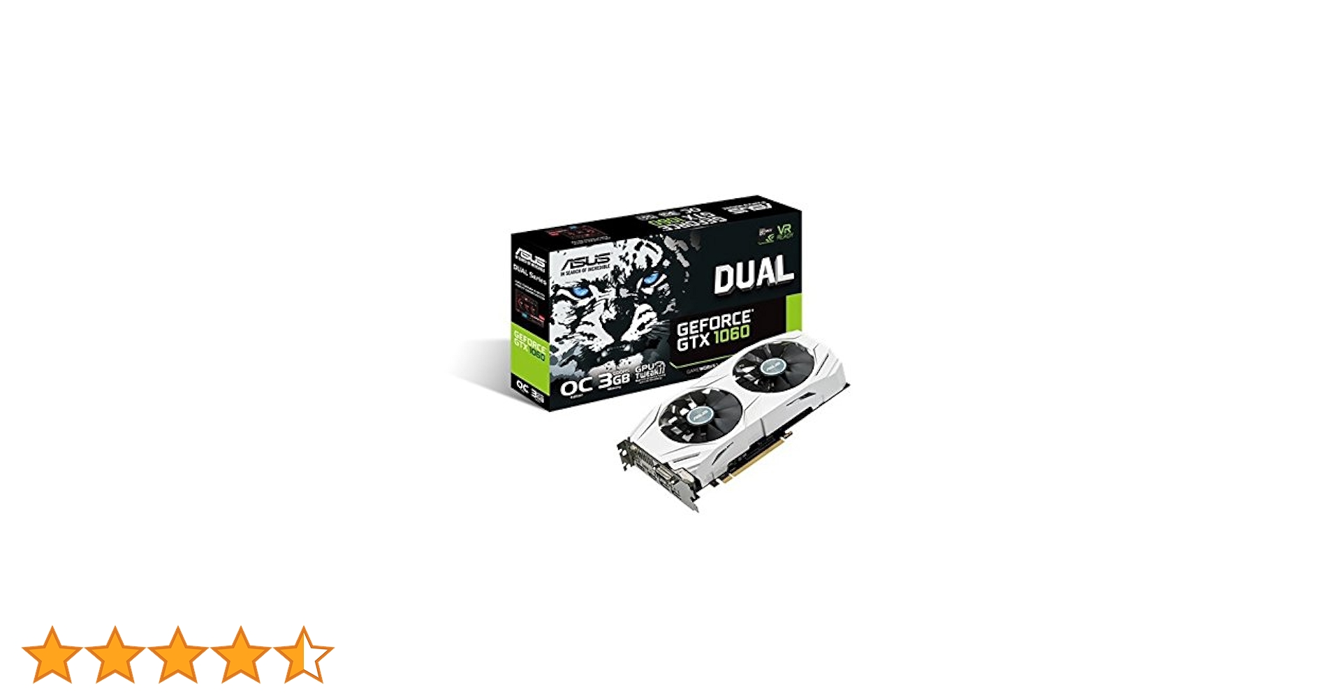 Amazon | (DUAL-GTX1060-O3G) - Asus DUAL-GTX1060-O3G NVIDIA